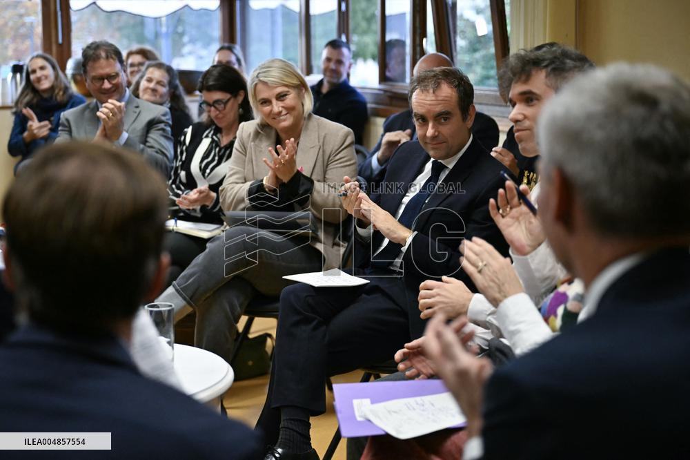 PM Sebastien Lecornu Visits the Carentan Health Centre - France