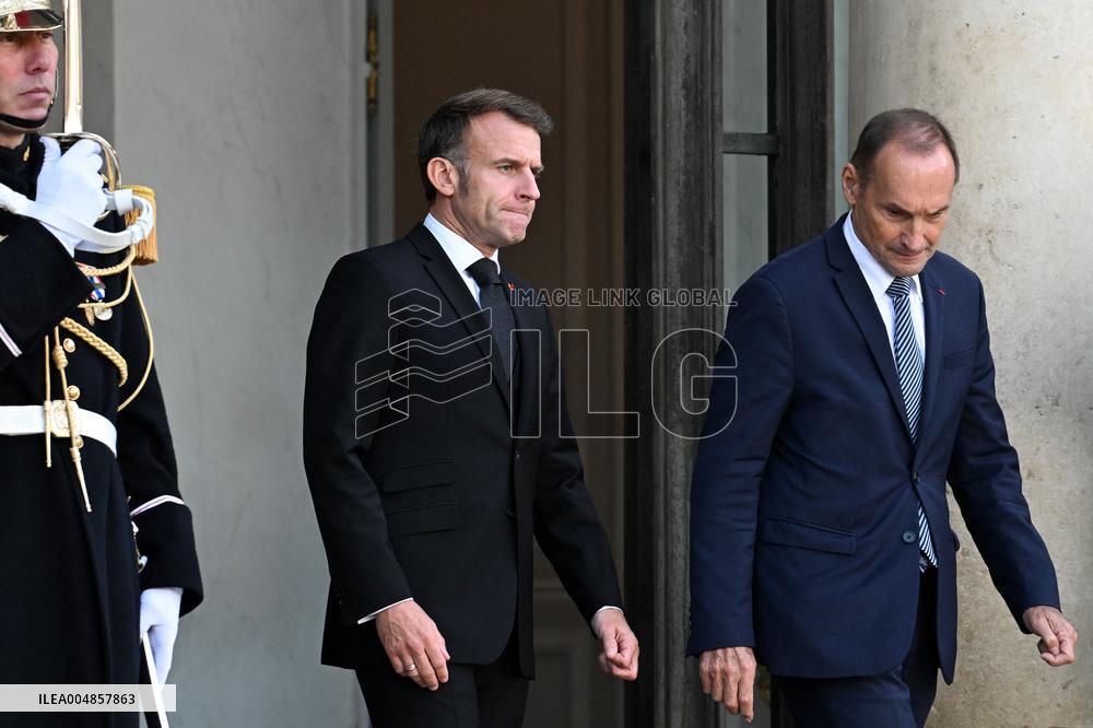 Macron Welcomes Leaders on The Sidelines of The Peace Forum - Paris