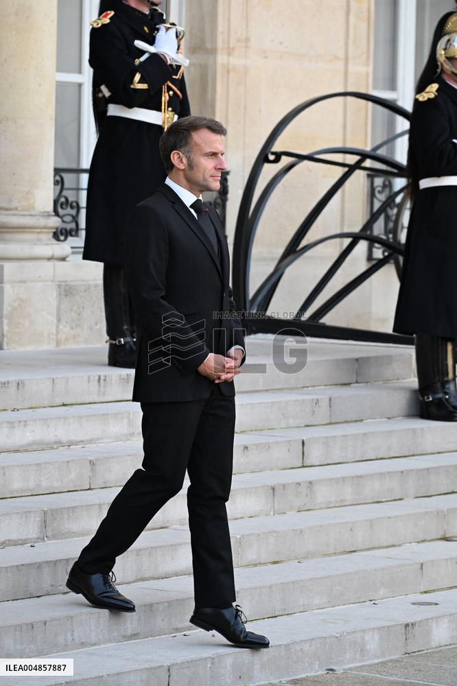 Macron Welcomes Leaders on The Sidelines of The Peace Forum - Paris