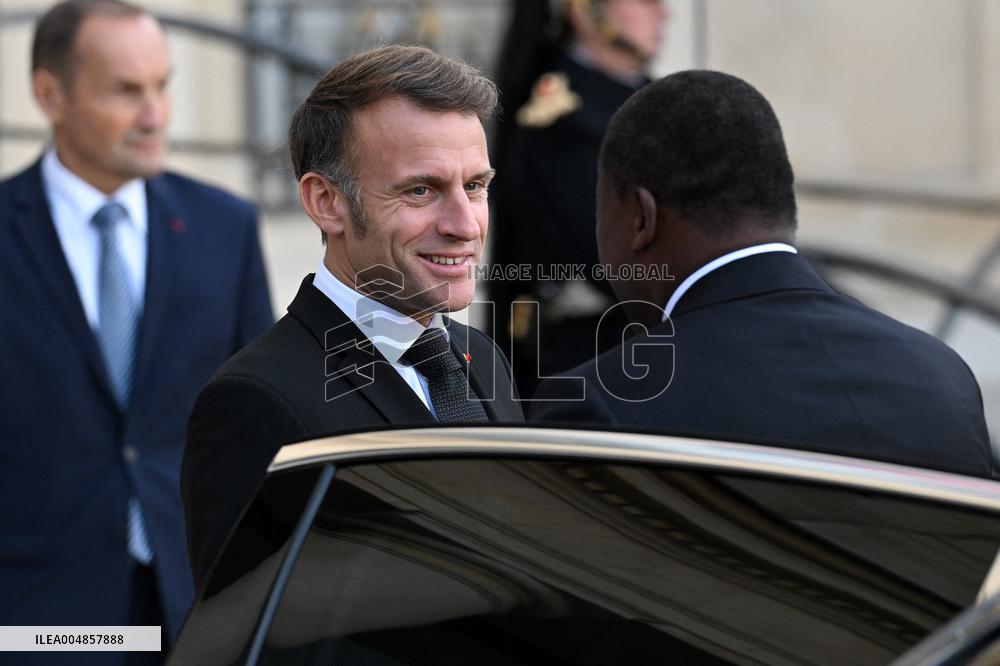 Macron Welcomes Leaders on The Sidelines of The Peace Forum - Paris