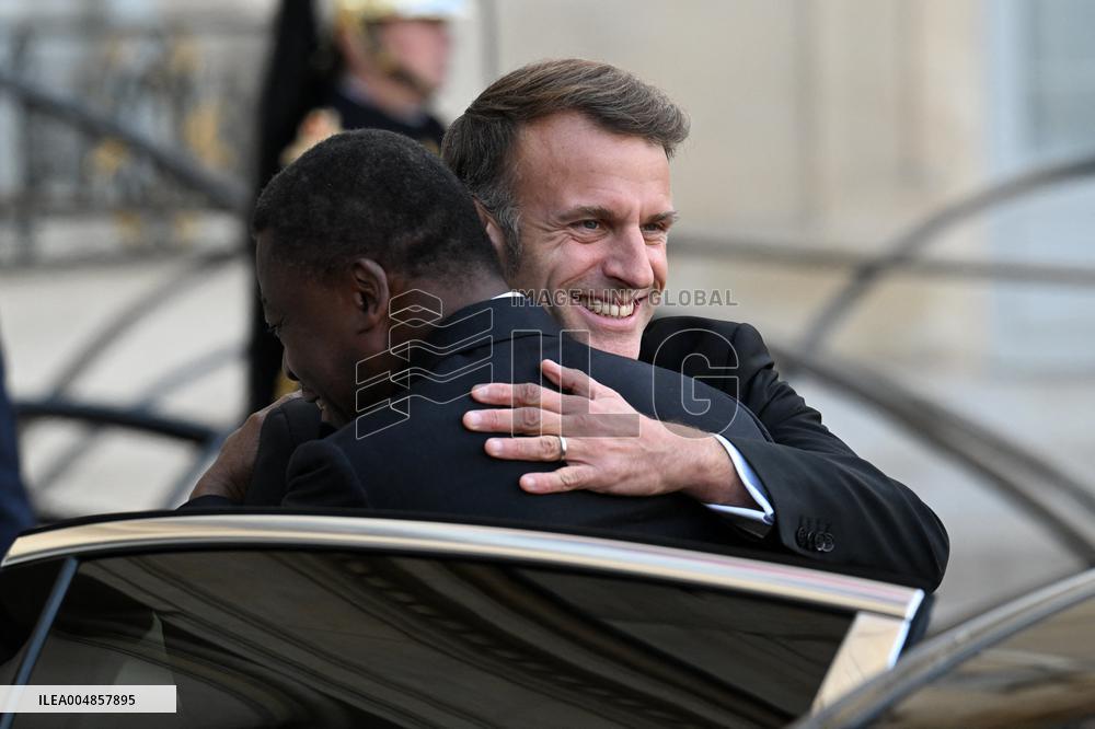 Macron Welcomes Leaders on The Sidelines of The Peace Forum - Paris