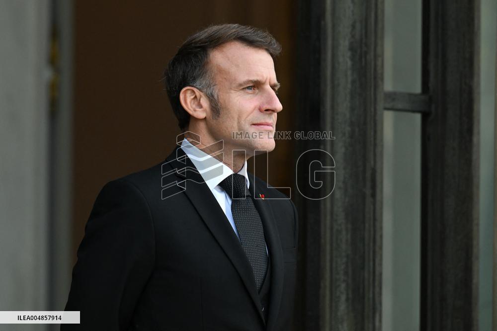 Macron Welcomes Leaders on The Sidelines of The Peace Forum - Paris