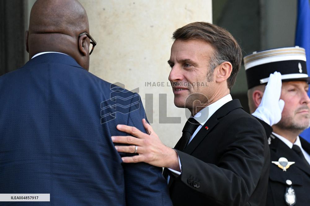 Macron Welcomes Leaders on The Sidelines of The Peace Forum - Paris