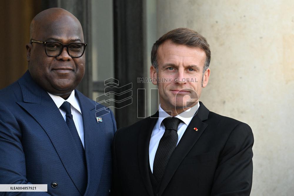 Macron Welcomes Leaders on The Sidelines of The Peace Forum - Paris