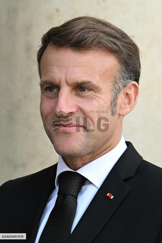 Macron Welcomes Leaders on The Sidelines of The Peace Forum - Paris