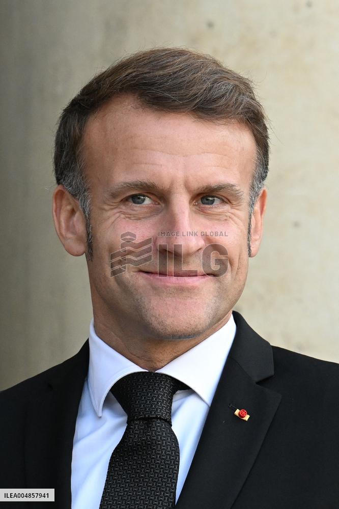 Macron Welcomes Leaders on The Sidelines of The Peace Forum - Paris