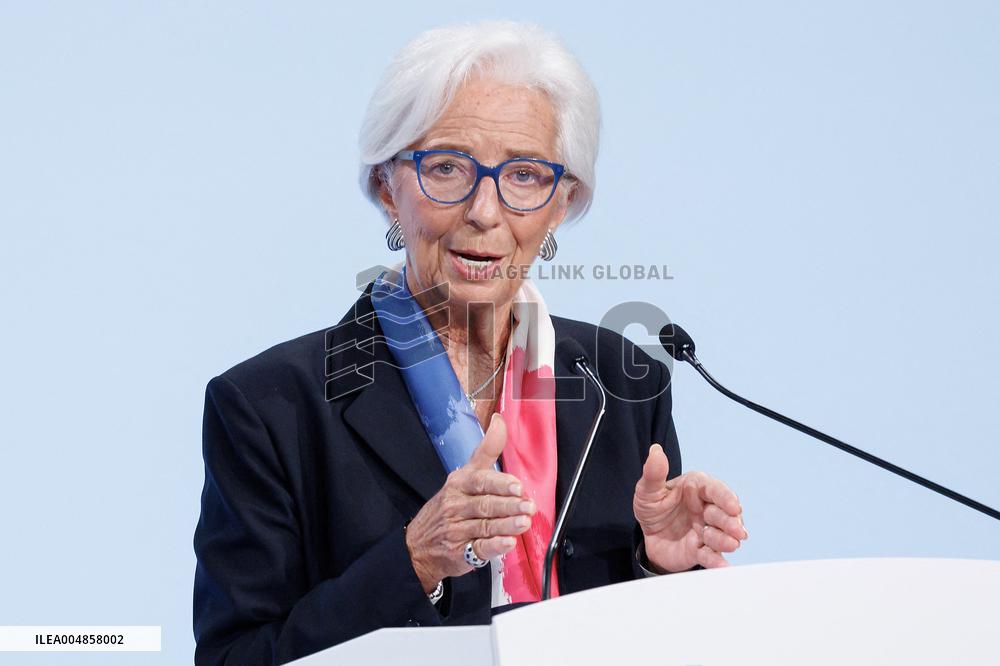 ECB President Christine Lagarde Press Conference - Florence