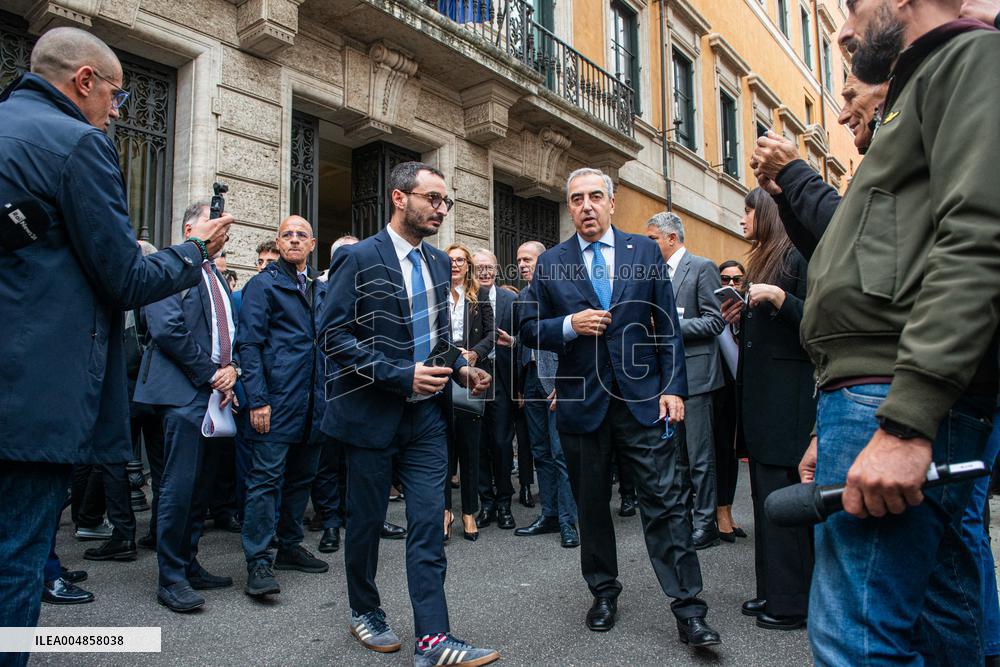 Statements by Senate Group Leaders After the Vote on Justice Reform - Rome