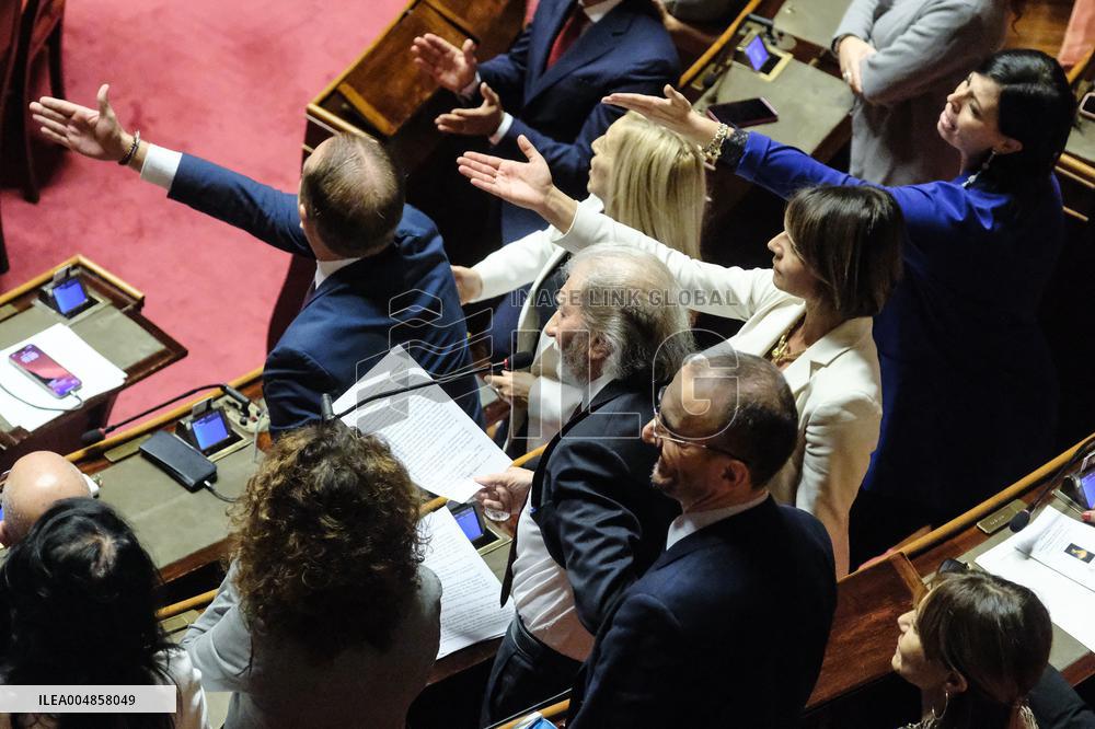 Vote on the Judiciary Reform - Rome