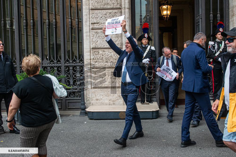 Statements by Senate Group Leaders After the Vote on Justice Reform - Rome