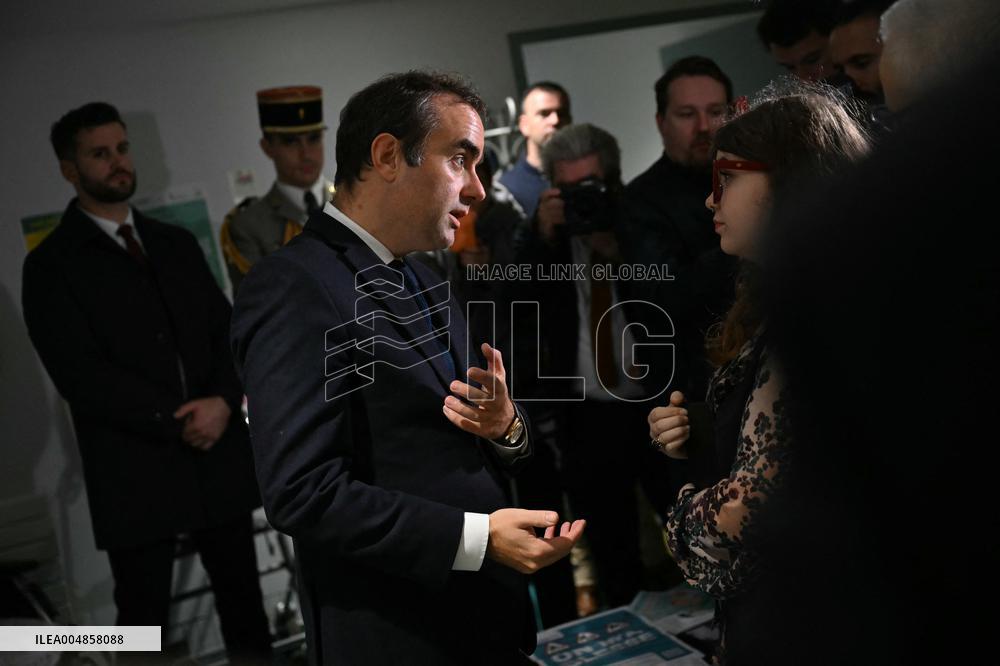 PM Sebastien Lecornu Visits the Carentan Health Centre - France