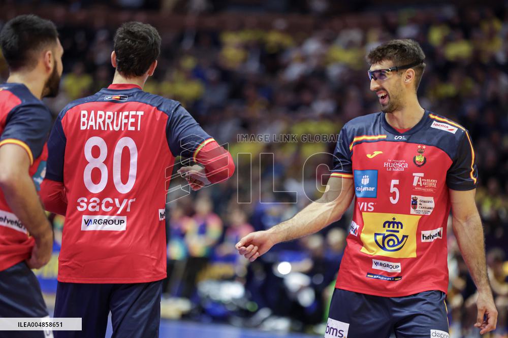 HANDBALL SWEDEN-SPAIN