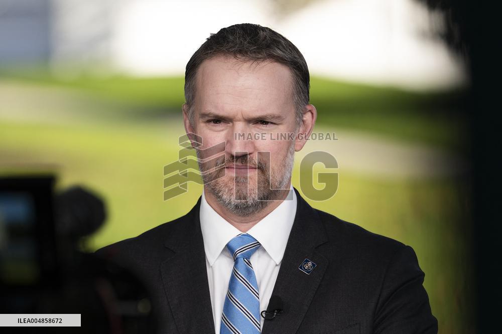 US Trade Representative Jamieson Greer Speaks to Media