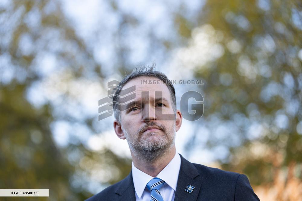 US Trade Representative Jamieson Greer Speaks to Media