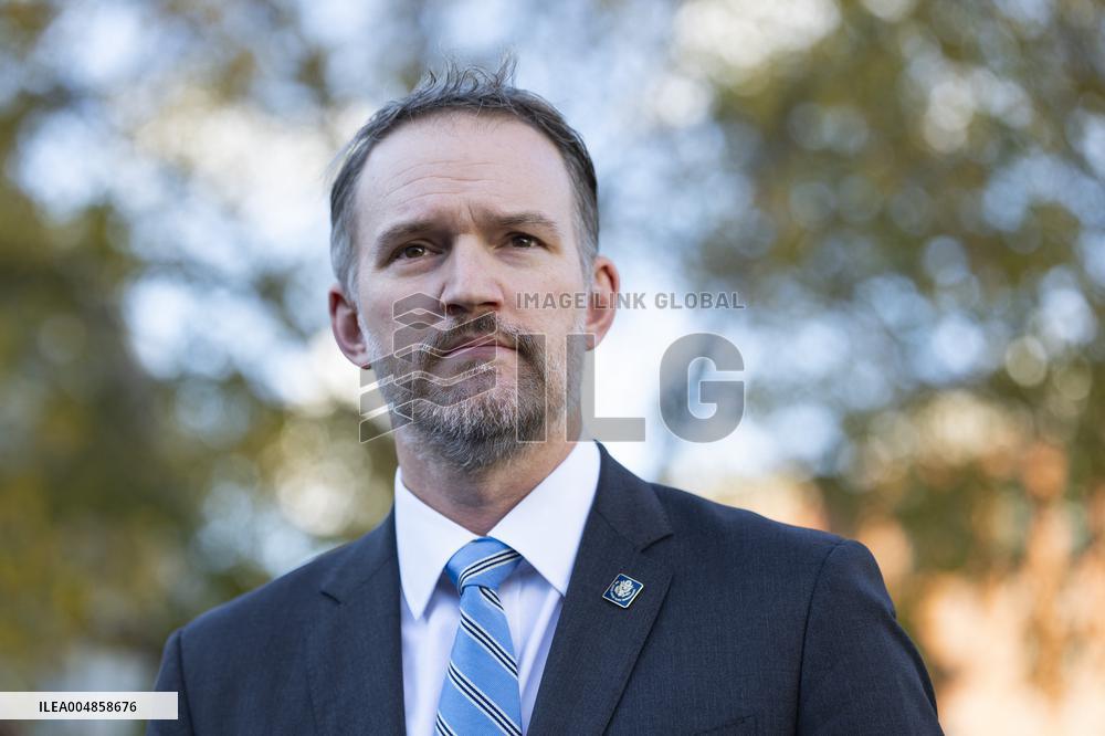 US Trade Representative Jamieson Greer Speaks to Media