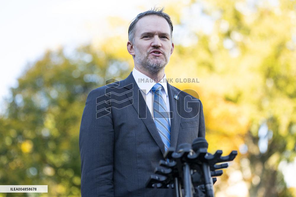 US Trade Representative Jamieson Greer Speaks to Media