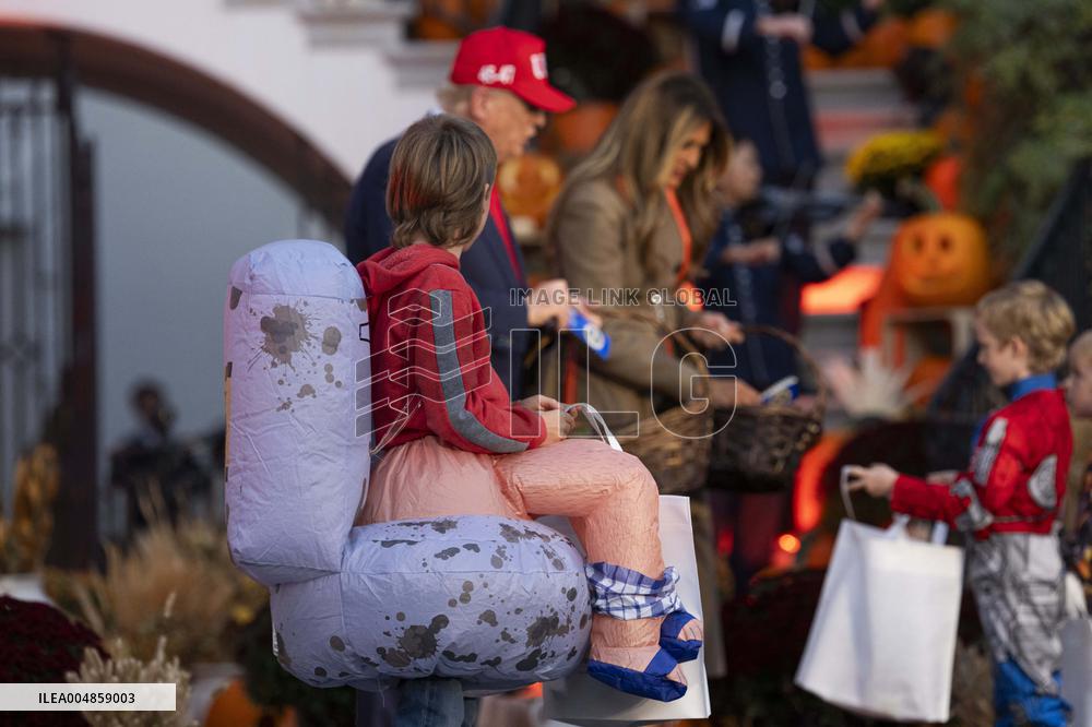 President Trump, First Lady Melania Trump Host White House Halloween Event
