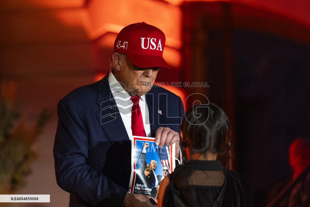 President Trump, First Lady Melania Trump Host White House Halloween Event