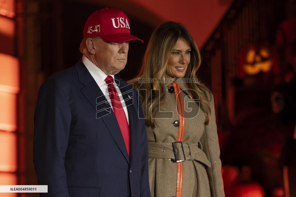 President Trump, First Lady Melania Trump Host White House Halloween Event