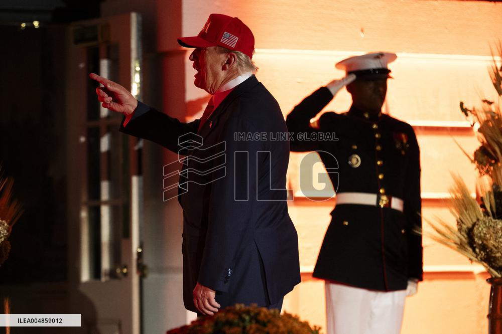 President Trump, First Lady Melania Trump Host White House Halloween Event