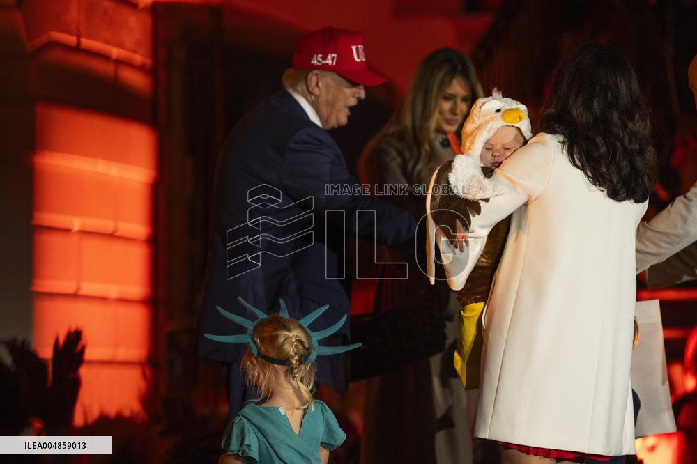 President Trump, First Lady Melania Trump Host White House Halloween Event