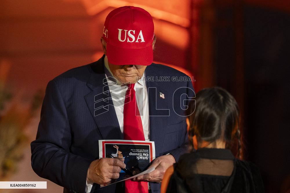 President Trump, First Lady Melania Trump Host White House Halloween Event