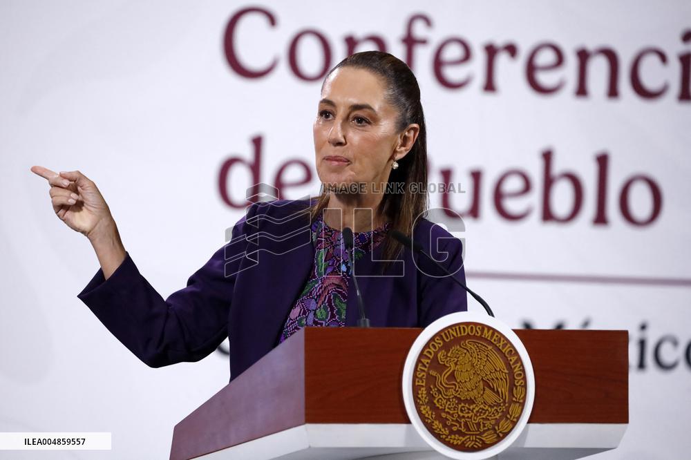 President Claudia Sheinbaum News Conference - Mexico