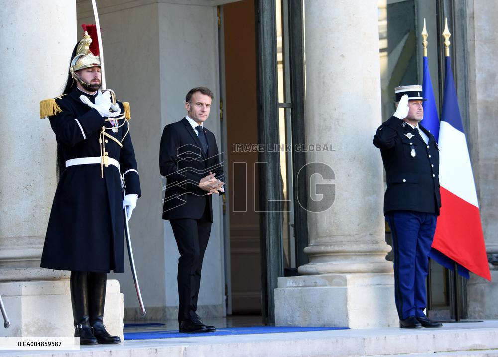 Macron Welcomes President Republic Of Ghana John Dramani Mahama - Paris