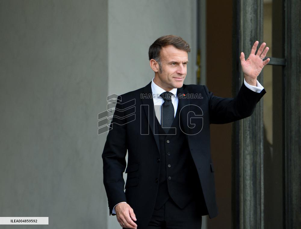 Macron Welcomes Prime Minister Of The Republic Of Armania Nikol Pachinian - Paris