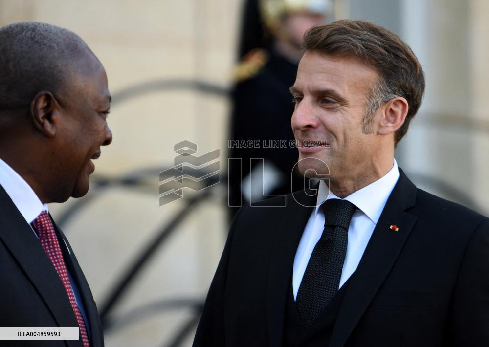 Macron Welcomes President Republic Of Ghana John Dramani Mahama - Paris