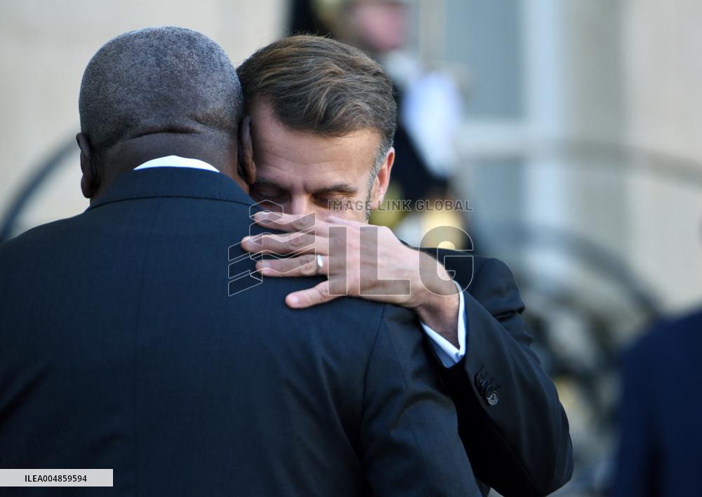 Macron Welcomes President Republic Of Ghana John Dramani Mahama - Paris