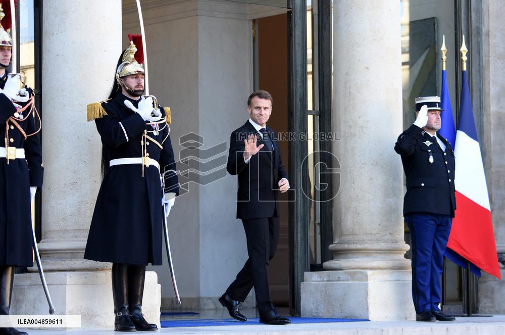 Macron Welcomes President Republic Of Ghana John Dramani Mahama - Paris