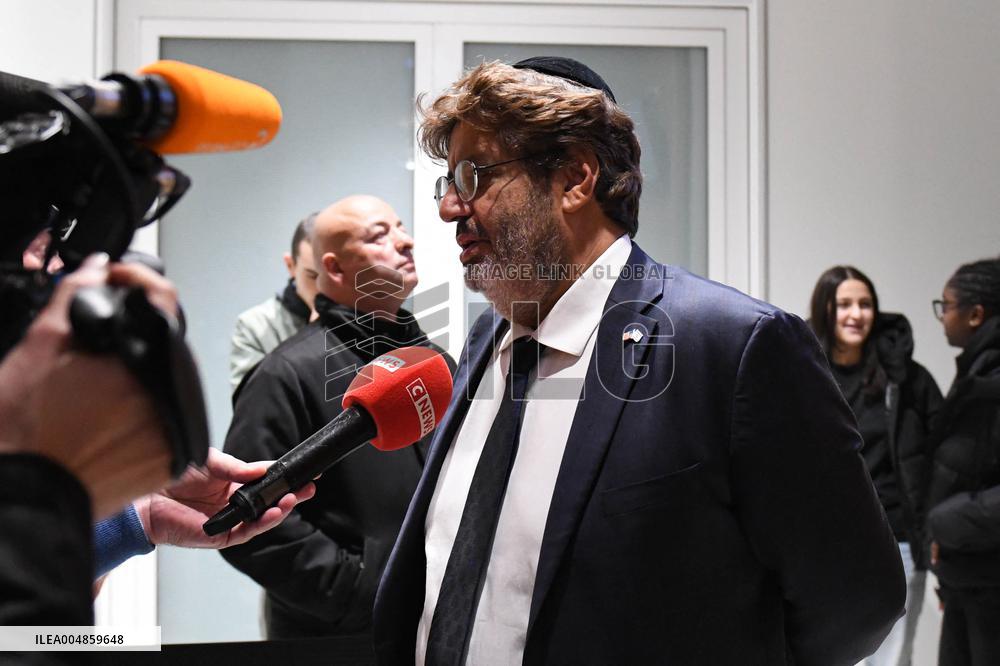 Meyer Habib At His Trial Against David Guiraud - Paris