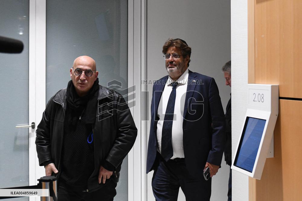 Meyer Habib At His Trial Against David Guiraud - Paris