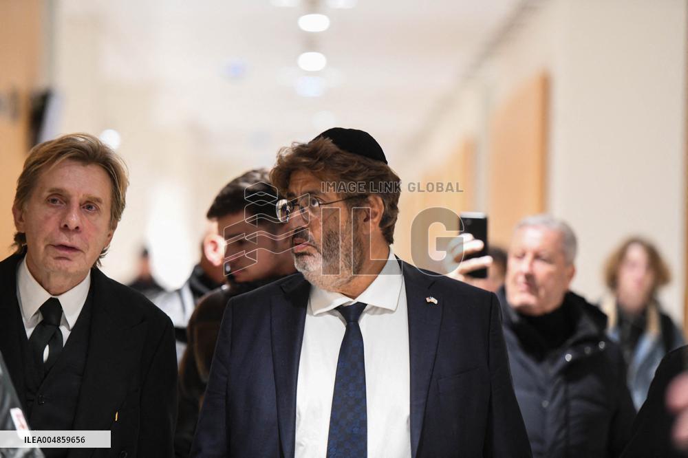 Meyer Habib At His Trial Against David Guiraud - Paris