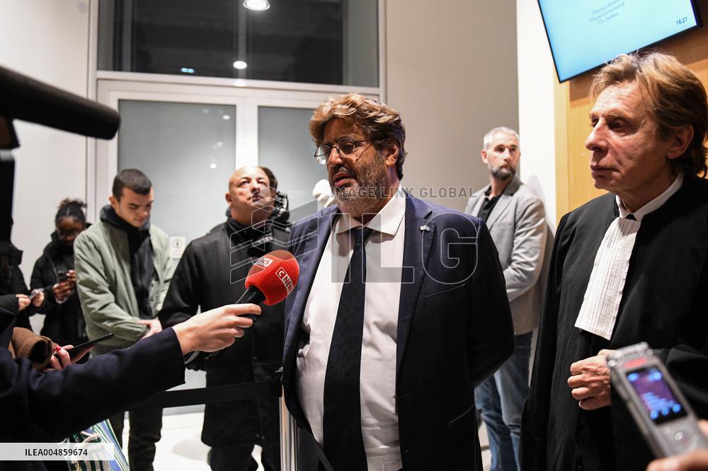 Meyer Habib At His Trial Against David Guiraud - Paris