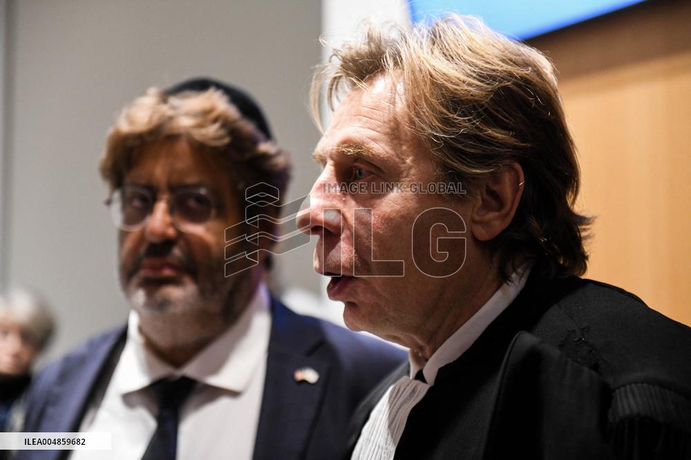Meyer Habib At His Trial Against David Guiraud - Paris