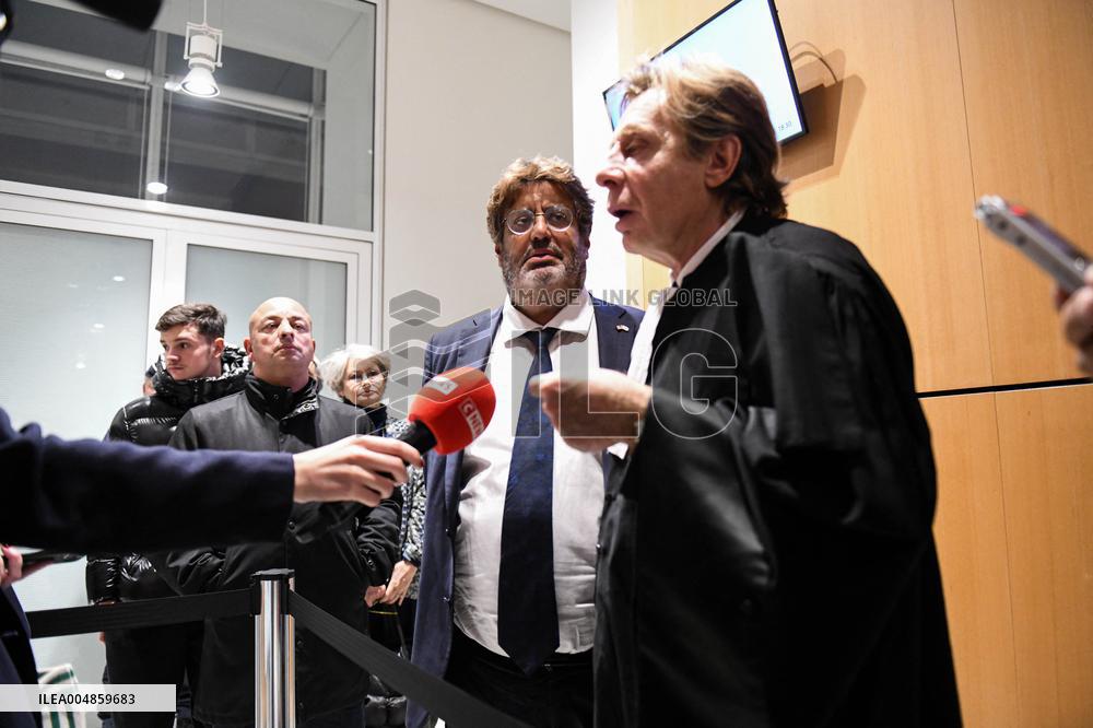 Meyer Habib At His Trial Against David Guiraud - Paris