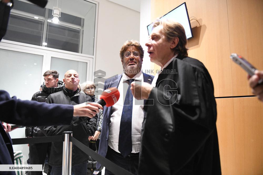 Meyer Habib At His Trial Against David Guiraud - Paris
