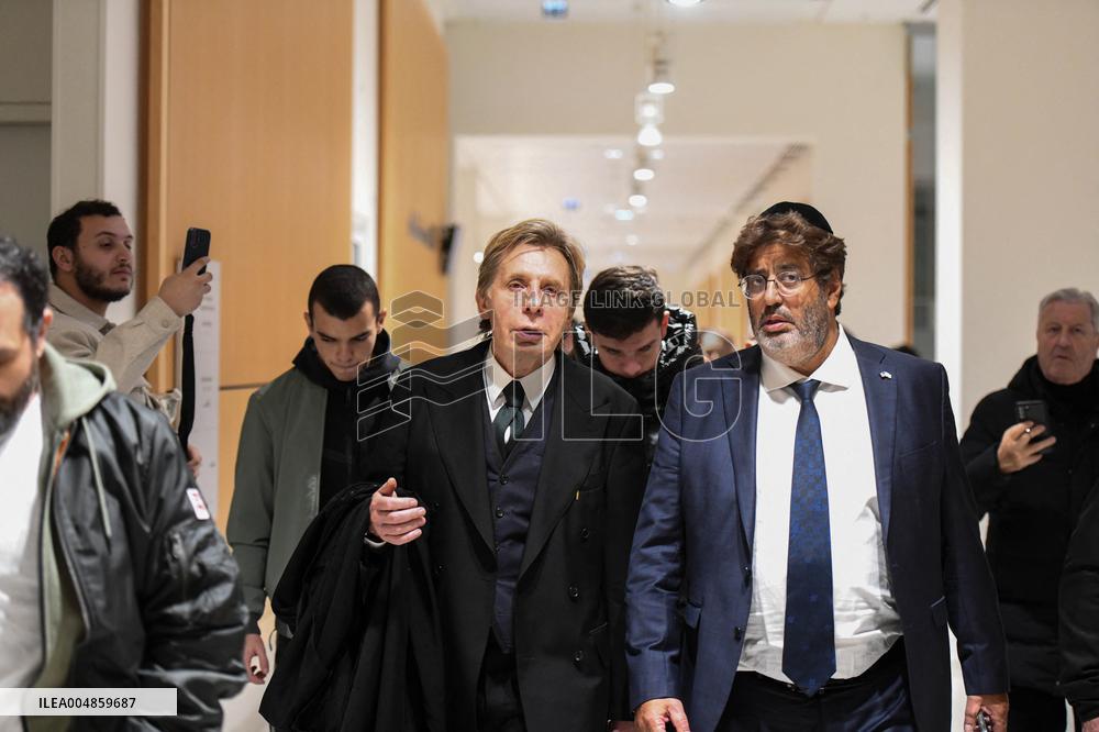 Meyer Habib At His Trial Against David Guiraud - Paris