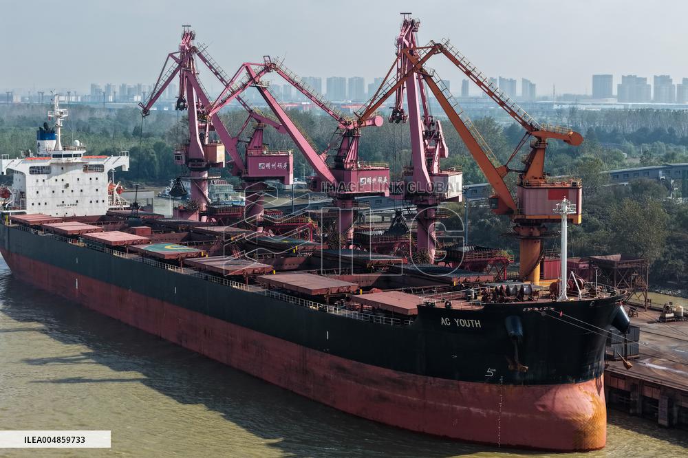Yangtze River Coal Storage Yard