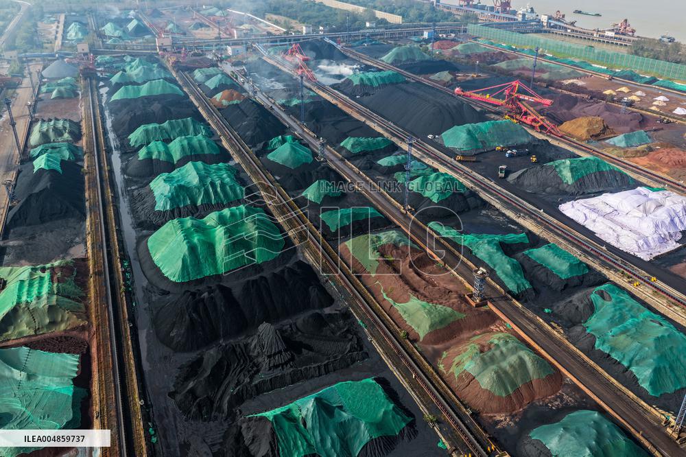 Yangtze River Coal Storage Yard