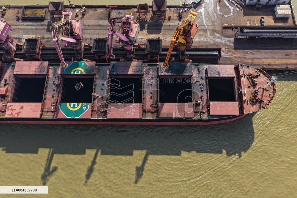 Yangtze River Coal Storage Yard