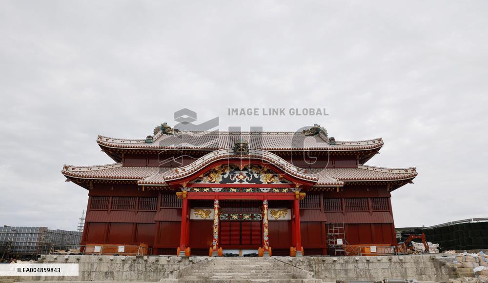 Reconstruction of Shuri Castle in Okinawa