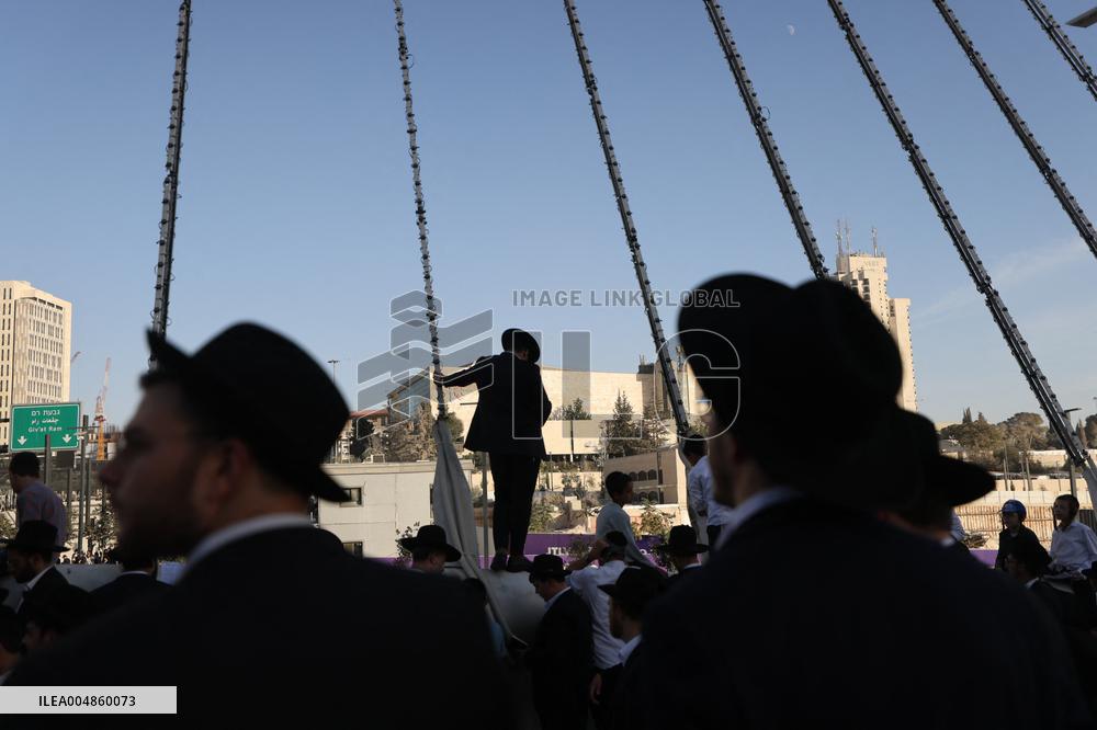 Ultra-Orthodox Jews Protest - Jerusalem
