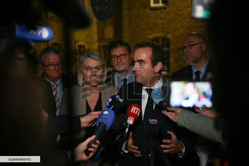 PM Sebastien Lecornu Visits the Carentan Health Centre - France