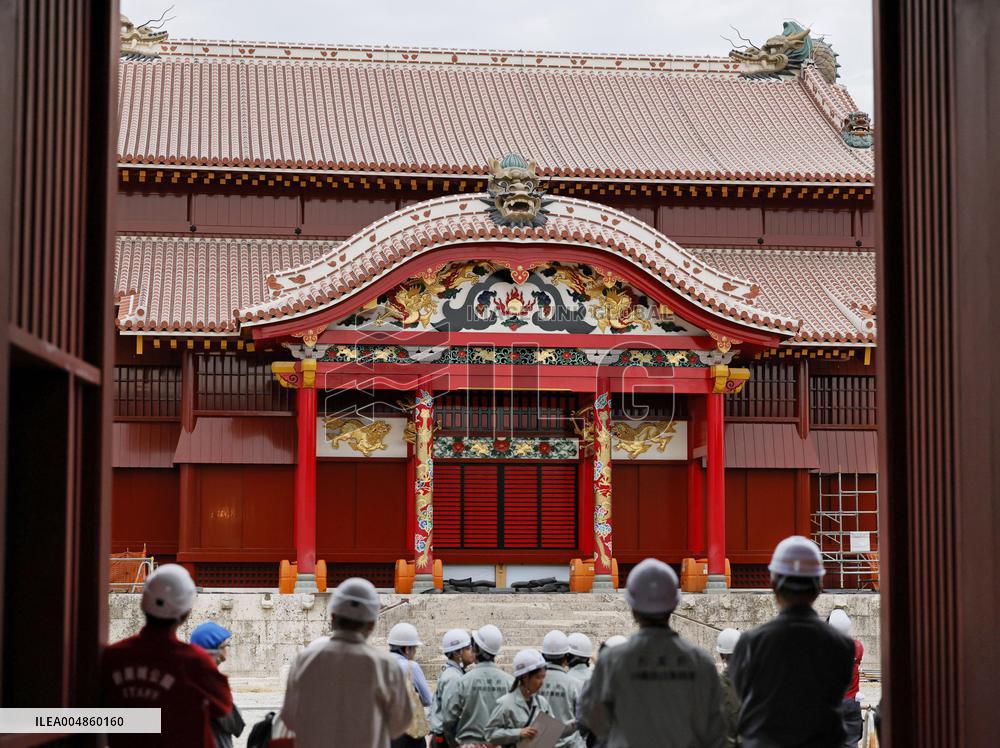 Reconstruction of Shuri Castle in Okinawa