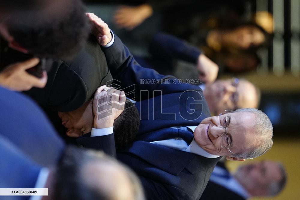 Kylian Mbappe Receives Golden Boot Award - Madrid