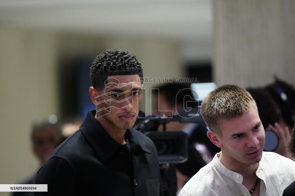 Kylian Mbappe Receives Golden Boot Award - Madrid