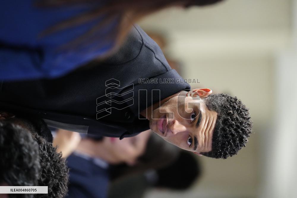 Kylian Mbappe Receives Golden Boot Award - Madrid